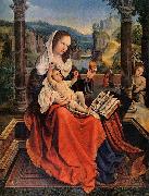 Bernard van orley Mary with Child and John the Baptist painting